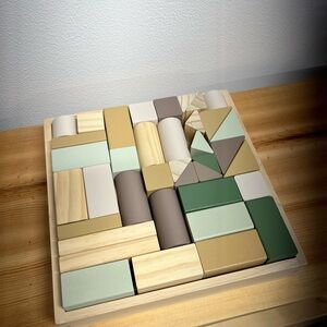 Hearth & Hand Colorful Wooden Block Set